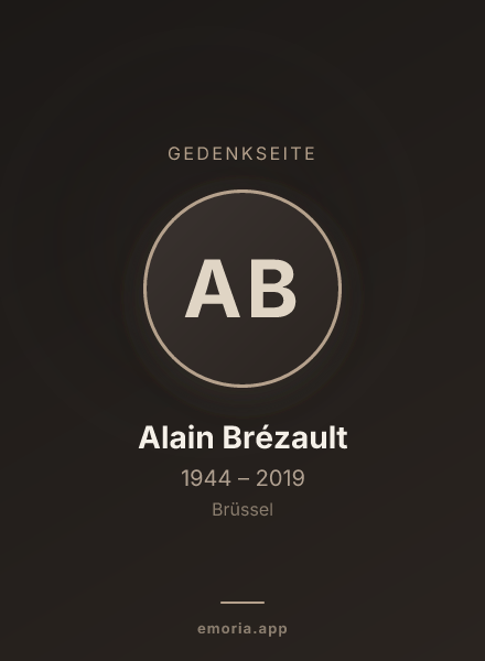 Gedenkportrait von Alain Brézault