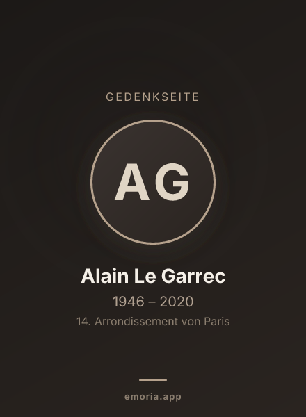 Gedenkportrait von Alain Le Garrec