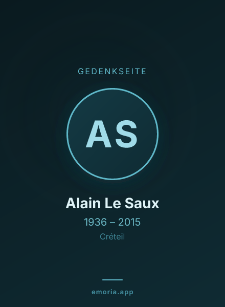 Gedenkportrait von Alain Le Saux