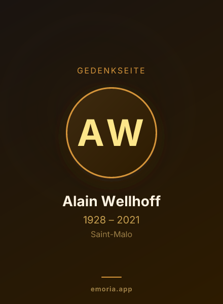 Gedenkportrait von Alain Wellhoff