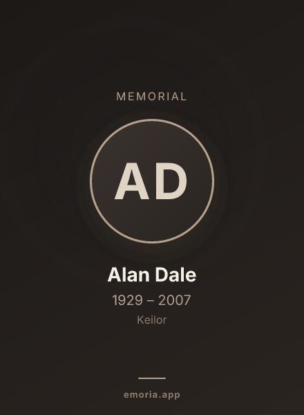 Memorial portrait of Alan Dale