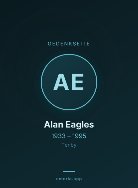 Gedenkportrait von Alan Eagles
