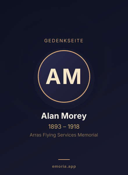Gedenkportrait von Alan Morey