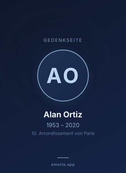 Gedenkportrait von Alan Ortiz