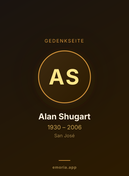 Gedenkportrait von Alan Shugart