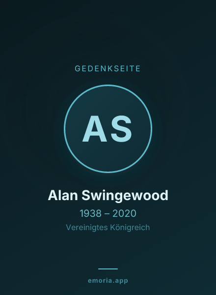 Gedenkportrait von Alan Swingewood