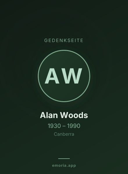 Gedenkportrait von Alan Woods