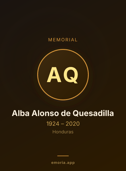 Memorial portrait of Alba Alonso de Quesadilla