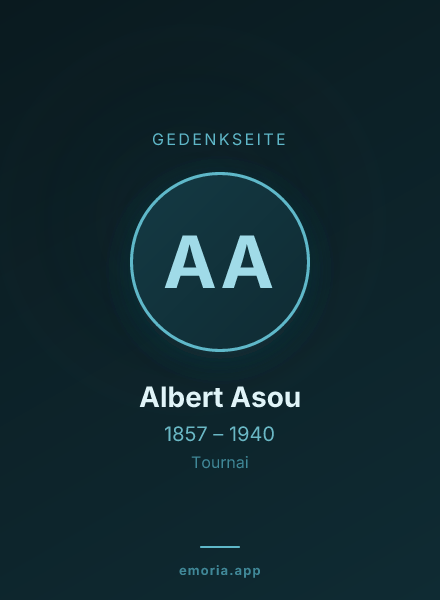 Gedenkportrait von Albert Asou