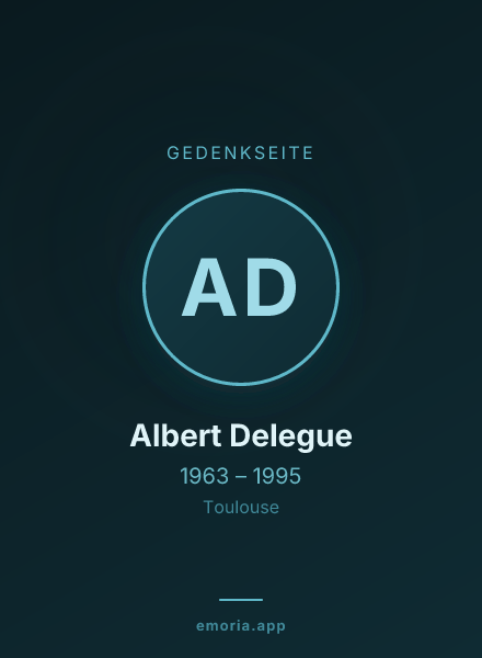Gedenkportrait von Albert Delegue