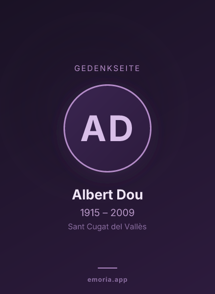 Gedenkportrait von Albert Dou