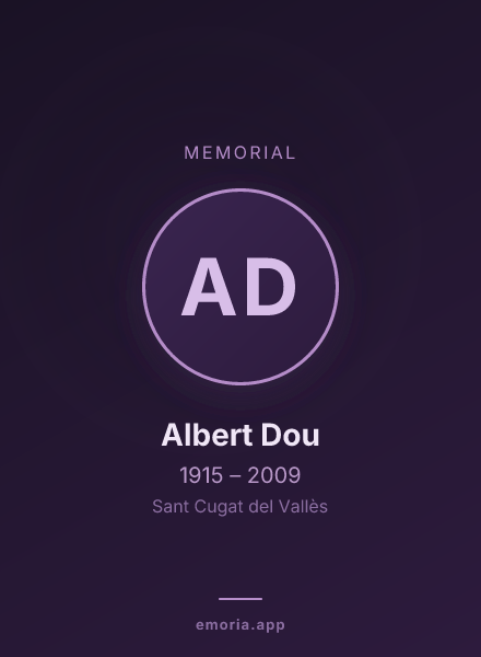 Memorial portrait of Albert Dou