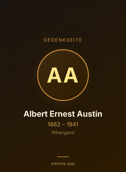 Gedenkportrait von Albert Ernest Austin