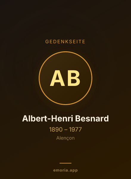Gedenkportrait von Albert-Henri Besnard