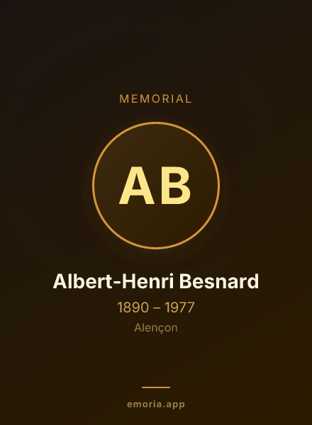 Memorial portrait of Albert-Henri Besnard