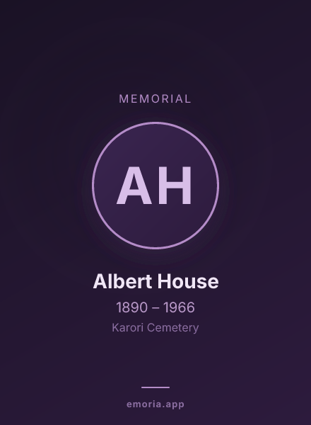 Memorial portrait of Albert House