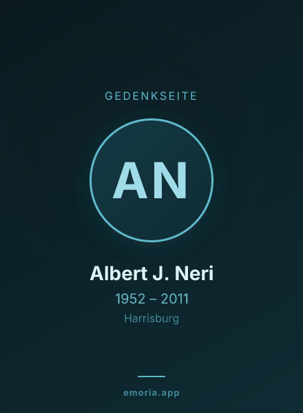 Gedenkportrait von Albert J. Neri