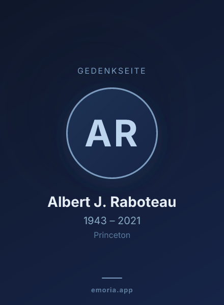 Gedenkportrait von Albert J. Raboteau