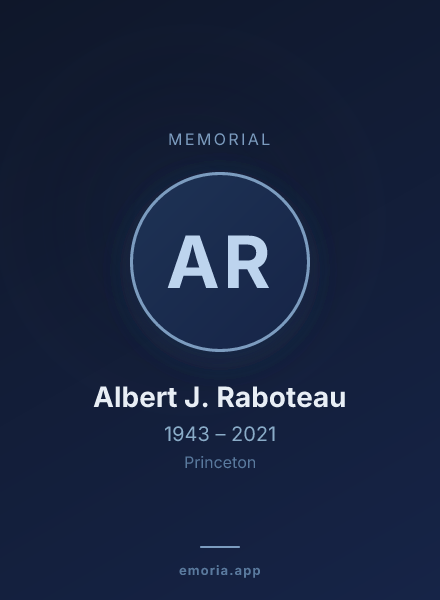 Memorial portrait of Albert J. Raboteau