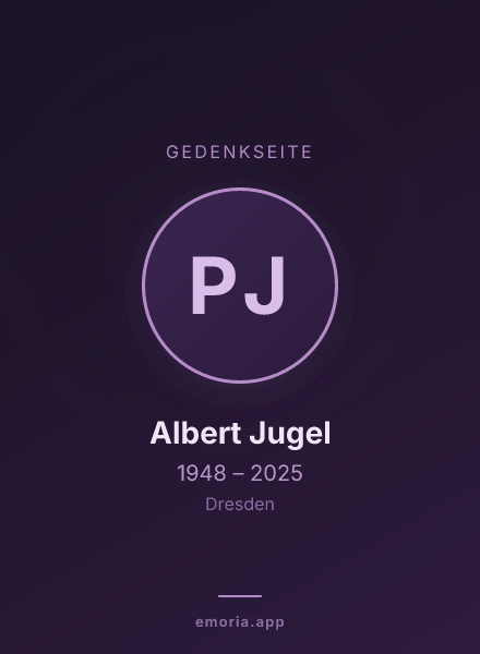 Gedenkportrait von Prof. Dr. Albert Jugel
