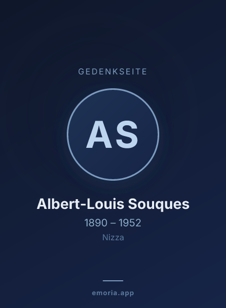 Gedenkportrait von Albert-Louis Souques