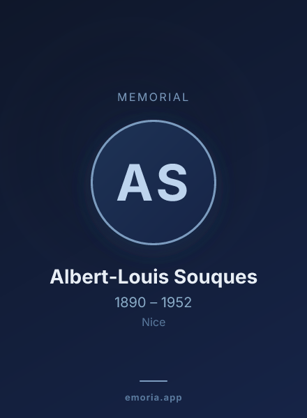 Memorial portrait of Albert-Louis Souques