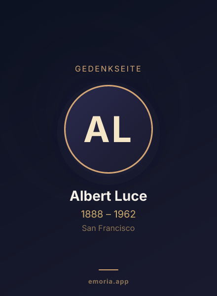 Gedenkportrait von Albert Luce