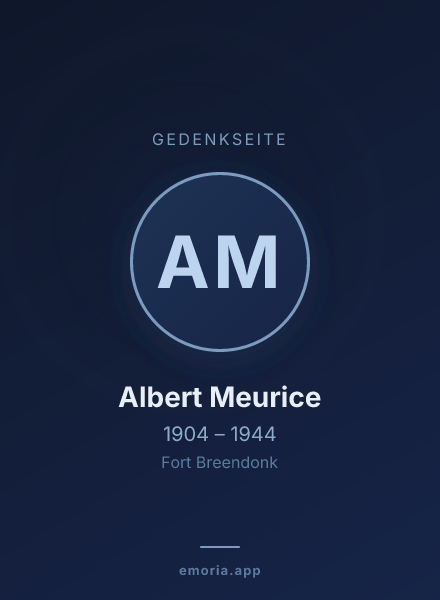 Gedenkportrait von Albert Meurice