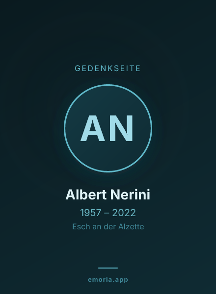 Gedenkportrait von Albert Nerini