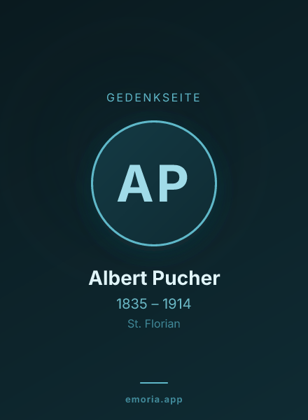 Gedenkportrait von Albert Pucher