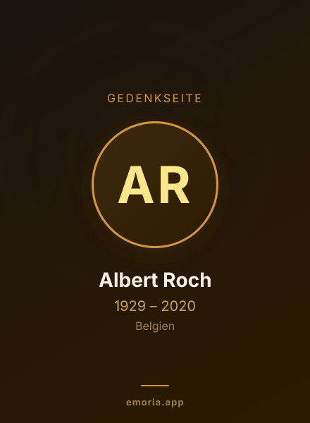 Gedenkportrait von Albert Roch