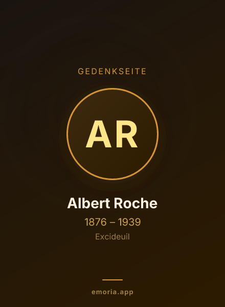 Gedenkportrait von Albert Roche