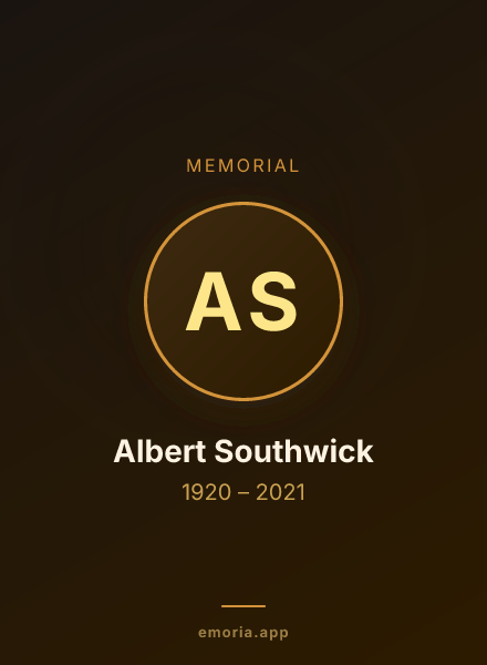 Memorial portrait of Albert Southwick