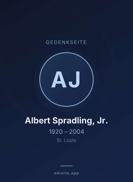 Gedenkportrait von Albert Spradling, Jr.