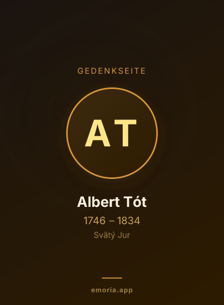 Gedenkportrait von Albert Tót