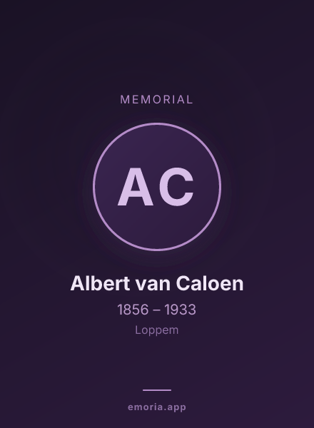 Memorial portrait of Albert van Caloen