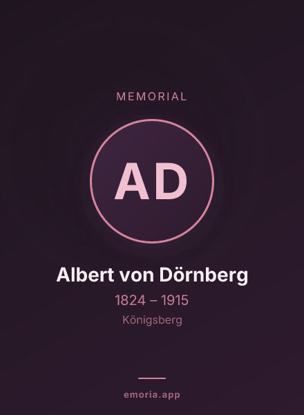 Memorial portrait of Albert von Dörnberg