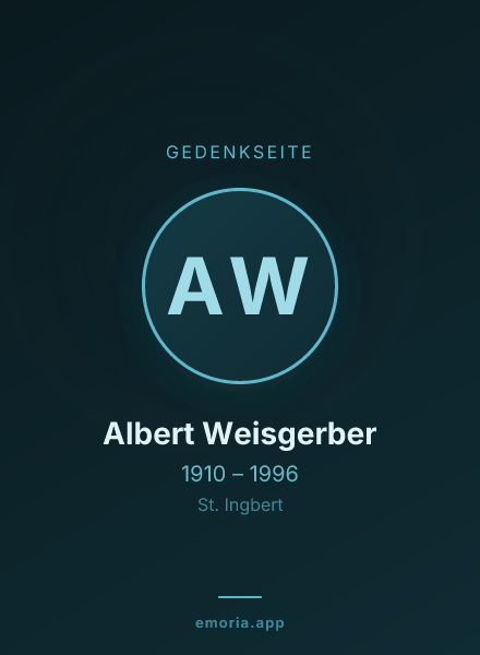 Gedenkportrait von Albert Weisgerber