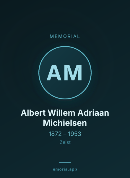 Memorial portrait of Albert Willem Adriaan Michielsen
