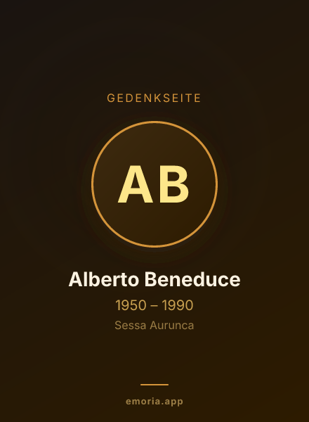 Gedenkportrait von Alberto Beneduce