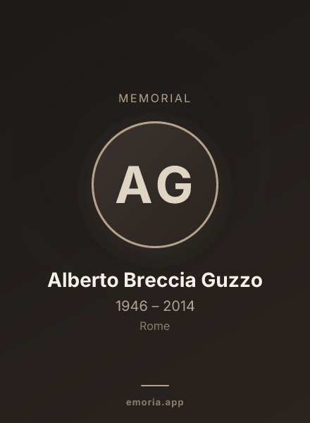 Memorial portrait of Alberto Breccia Guzzo