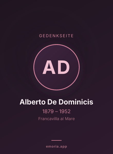Gedenkportrait von Alberto De Dominicis