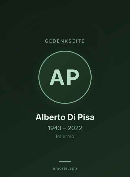 Gedenkportrait von Alberto Di Pisa