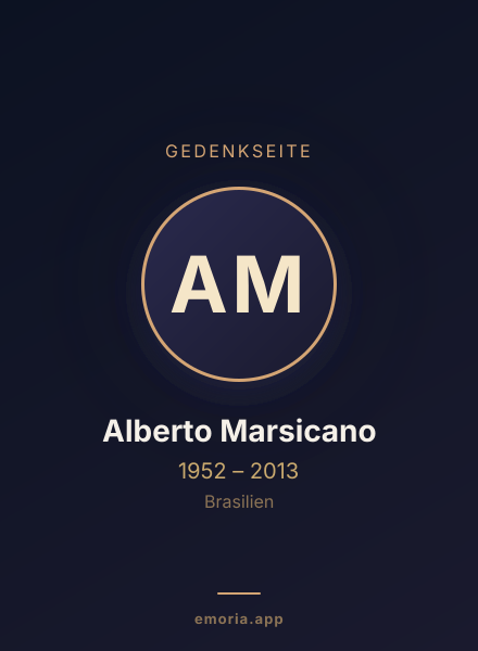 Gedenkportrait von Alberto Marsicano
