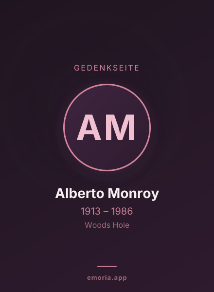 Gedenkportrait von Alberto Monroy