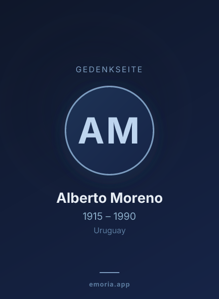 Gedenkportrait von Alberto Moreno