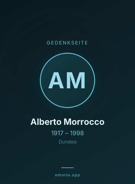 Gedenkportrait von Alberto Morrocco