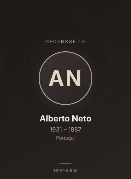 Gedenkportrait von Alberto Neto