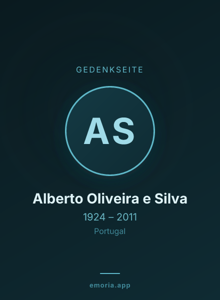 Gedenkportrait von Alberto Oliveira e Silva