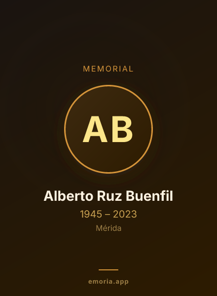 Memorial portrait of Alberto Ruz Buenfil